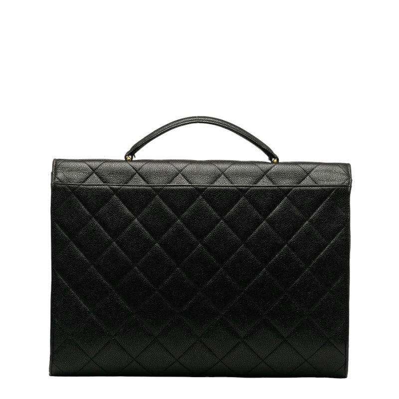Chanel Matrases Cocomark HandBags Briefcase Black Caviar   Chanel