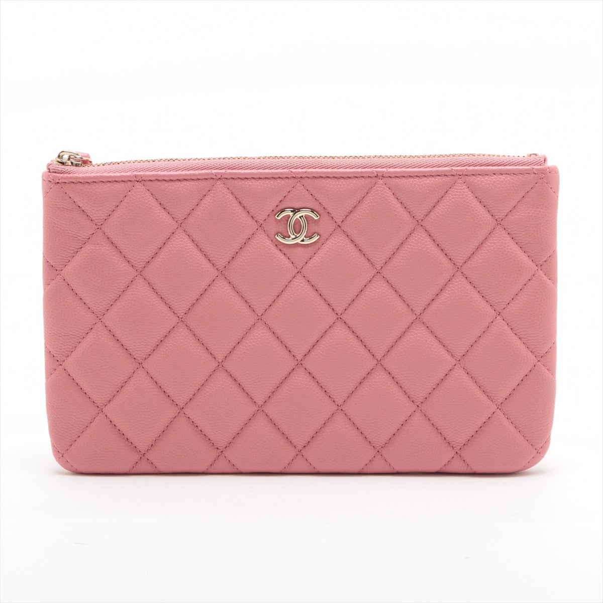 Chanel Matrasse Caviar S Pouch Pink Gold  Random