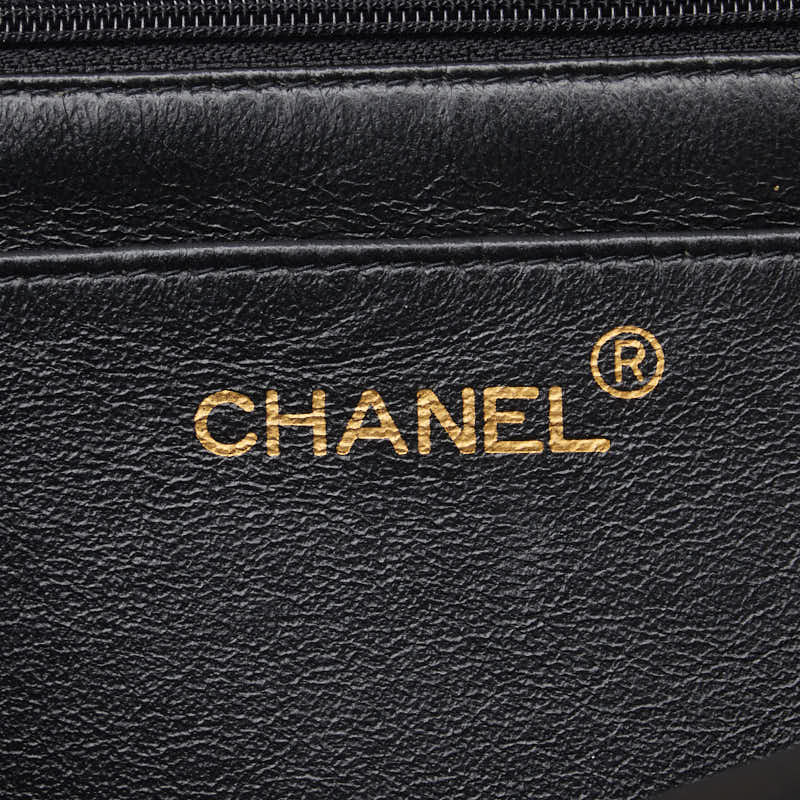 Chanel Matrases Chain Coke Chain Shoulder Bag Black G Leather  Chanel