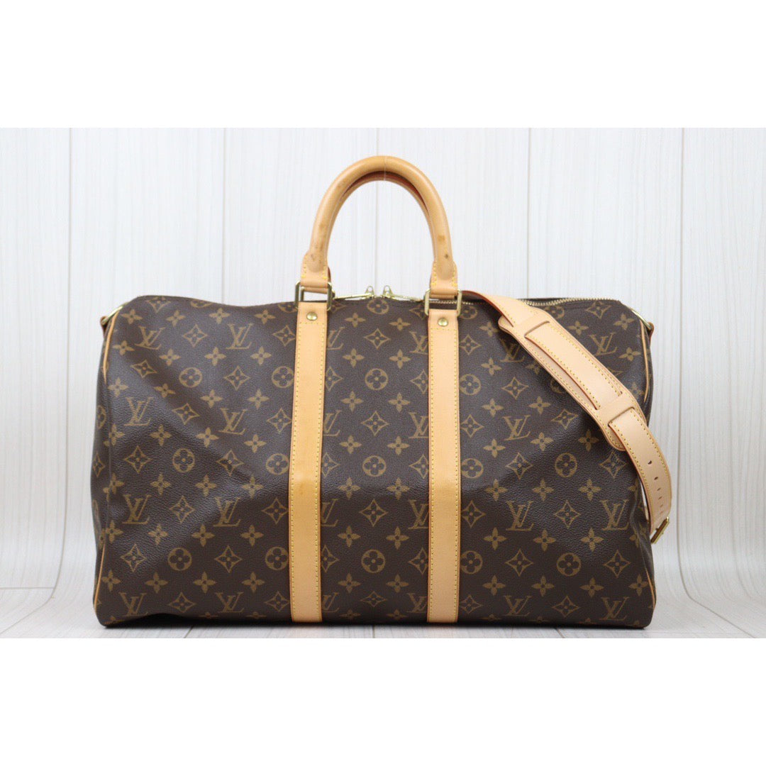 Rank AB｜ LV Monogram Keypol Bandrière 45 With Shoulderstrap｜24071128