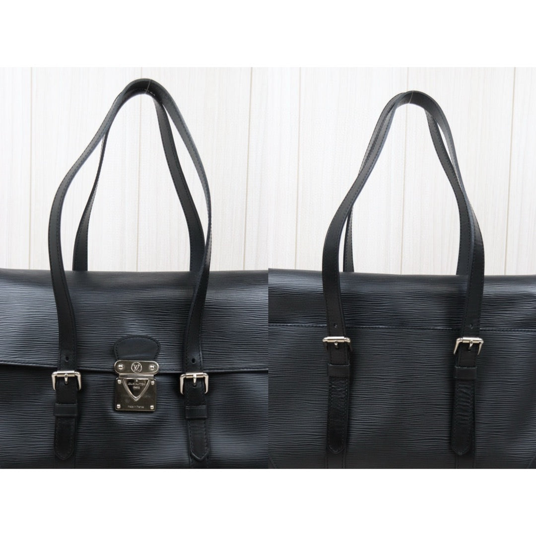 Good ( Rank AB)｜ LV Epi Leather Noir Segur MM  Tote Bag Black｜25031813