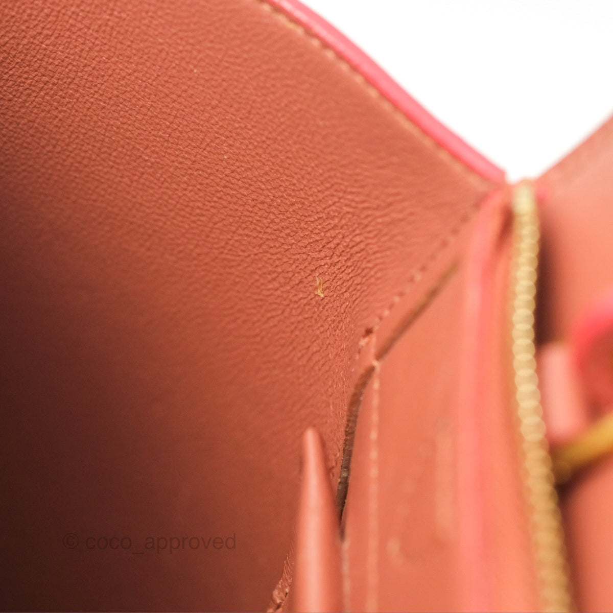 Celine Micro Belt Bag Terracotta Smooth Leather Gold Hardware