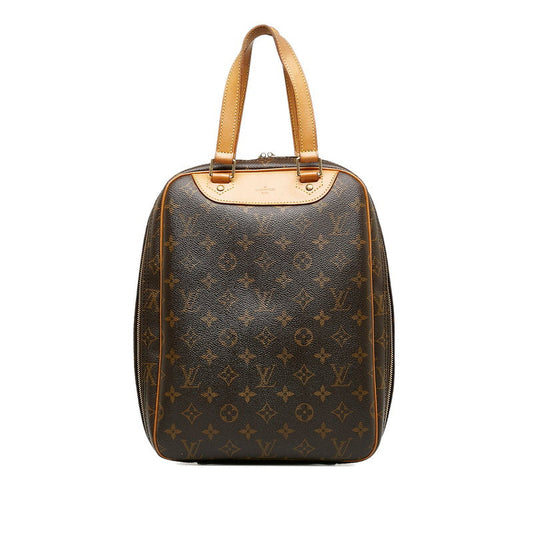 Louis Vuitton Monogram Exercise Handbag M41450 Brown PVC Leather  Louis Vuitton