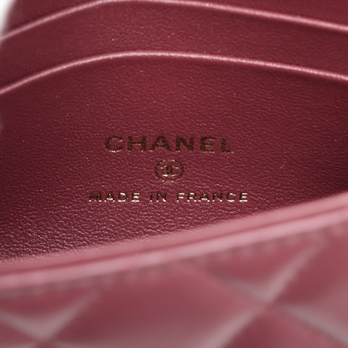 Chanel Mini Matrasse  Chain Shoulder Bag Top Handle Bordeaux G