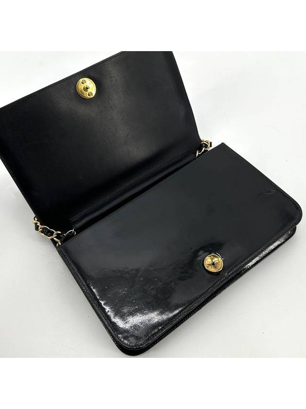 Patent woc mini bag shoulder Chanel