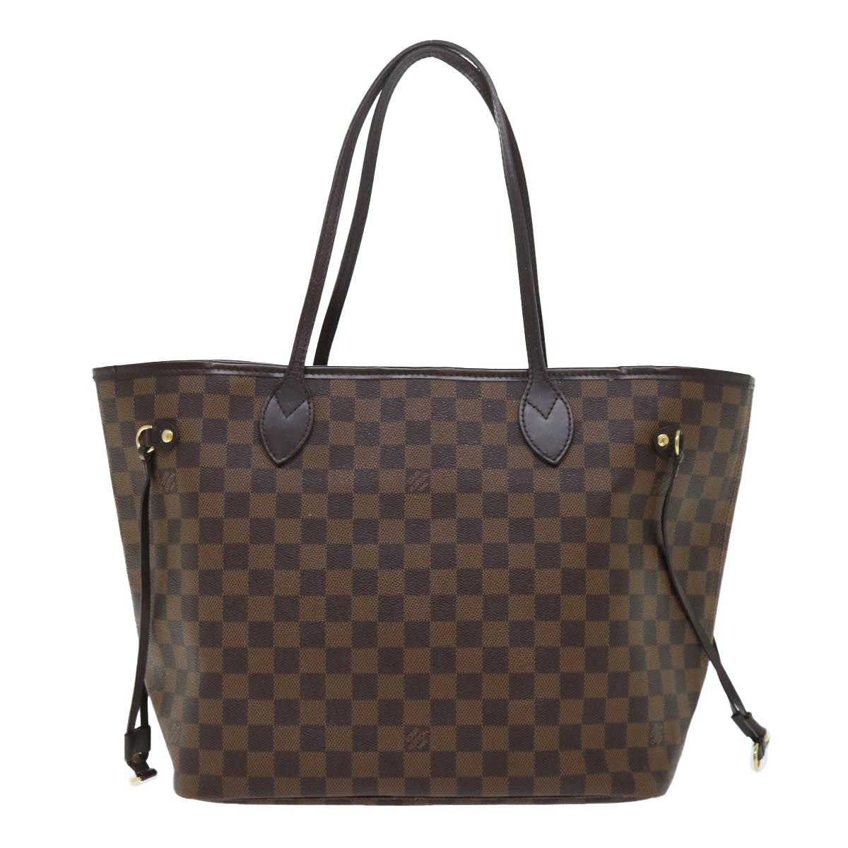 LOUIS VUITTON Damier Ebene Neverfull MM Tote Bag N51105 LV Auth 53002