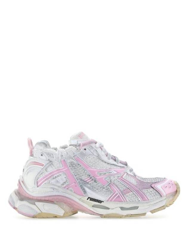 Luxury Balenciaga  Runner Low Top Sneakers White Pink