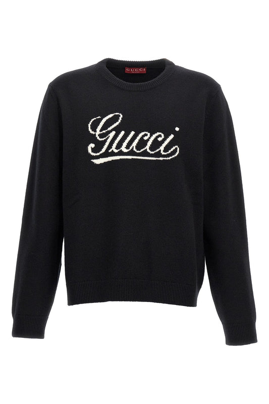 Gucci Men Logo Intarsia Sweater