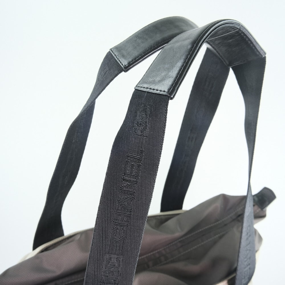 CHANEL Tote Bag Nylon Brown unisex(Unisex) Used