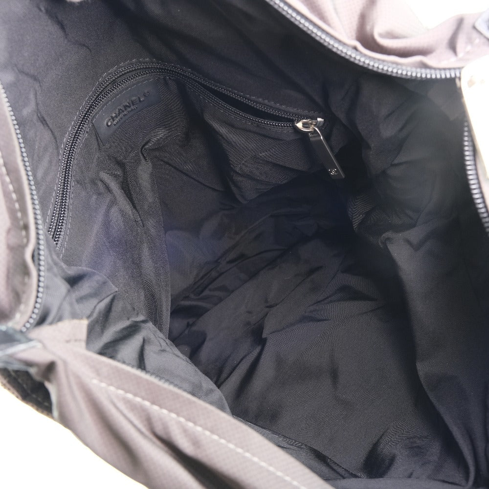 CHANEL Tote Bag Nylon Brown unisex(Unisex) Used