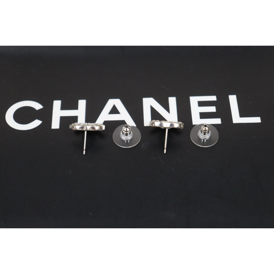 Very Good ( Rank A)｜ CHANEL Coco Mark Rhinestone Earrings｜V25061204
