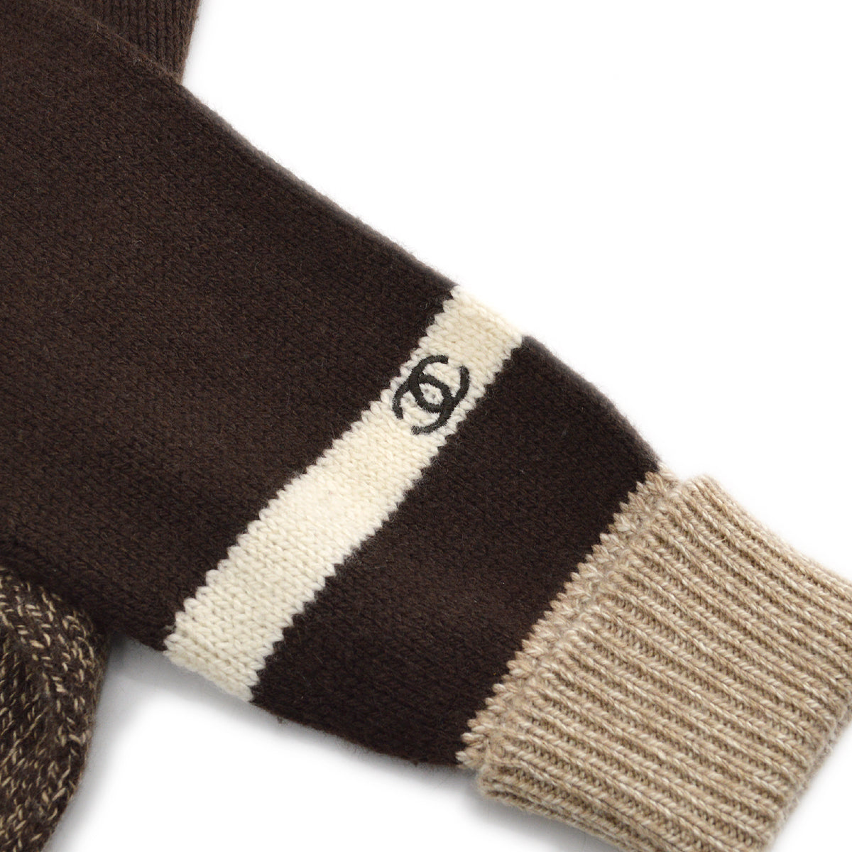 Chanel Sweater Brown 96A #42