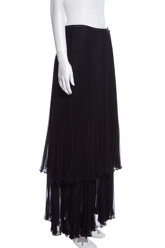 Chanel Cruise '02  Black 2 PC Skirt SZ 40