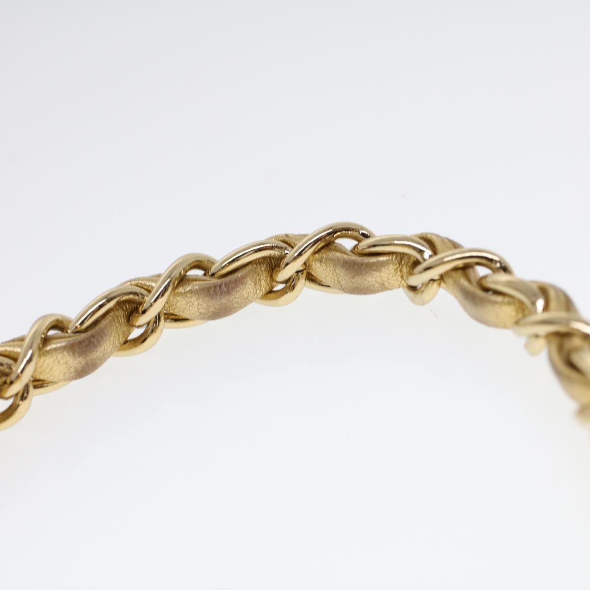 Top Quality Chanel Matelasse Turn Lock Chain Shoulder Bag Lamb Skin Gold CC Auth 53752A