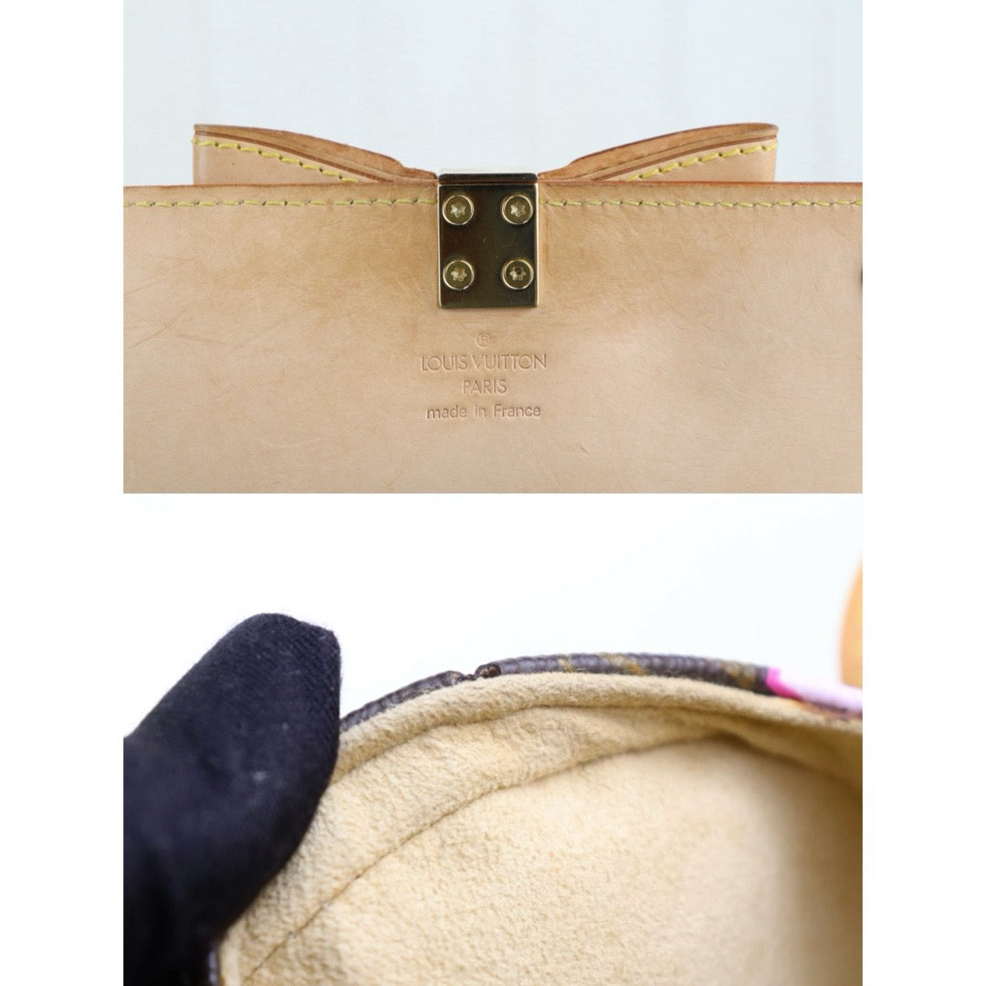 Rank AB ｜ LV Takashi Murakam Sakura Monogram Papillon 27 HandBag｜S25051202