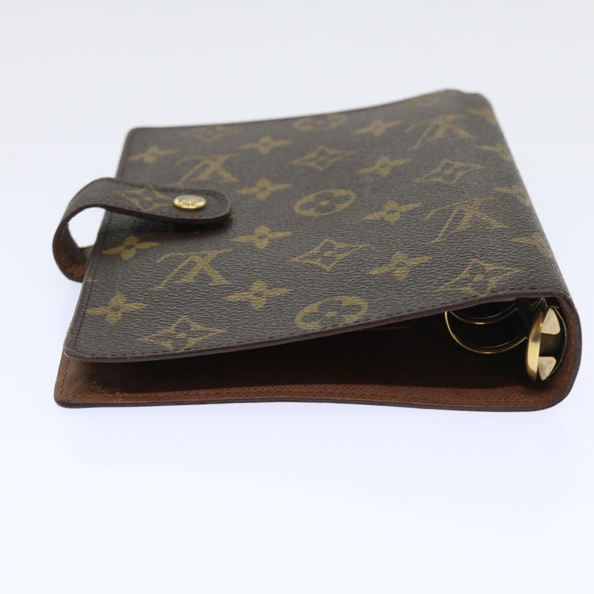 LOUIS VUITTON Monogram Agenda MM Day Planner Cover R20105 LV Auth 53870