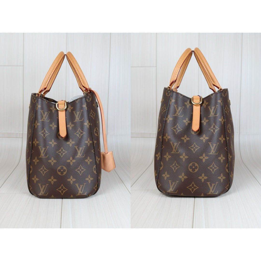 Rank A｜LV Monogram Montaigne Medium Hand Bag Shoulder Bag｜X24092301