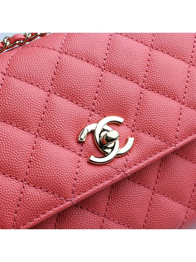 Coco Handle Coral Pink Small Tote and Crossbody Bag Chanel