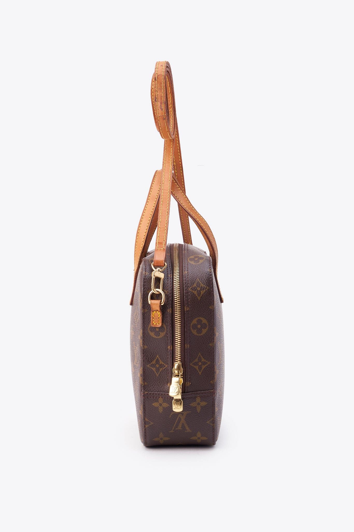 Louis Vuitton Spontini Crossbody In Brown Monogram Coated Canvas