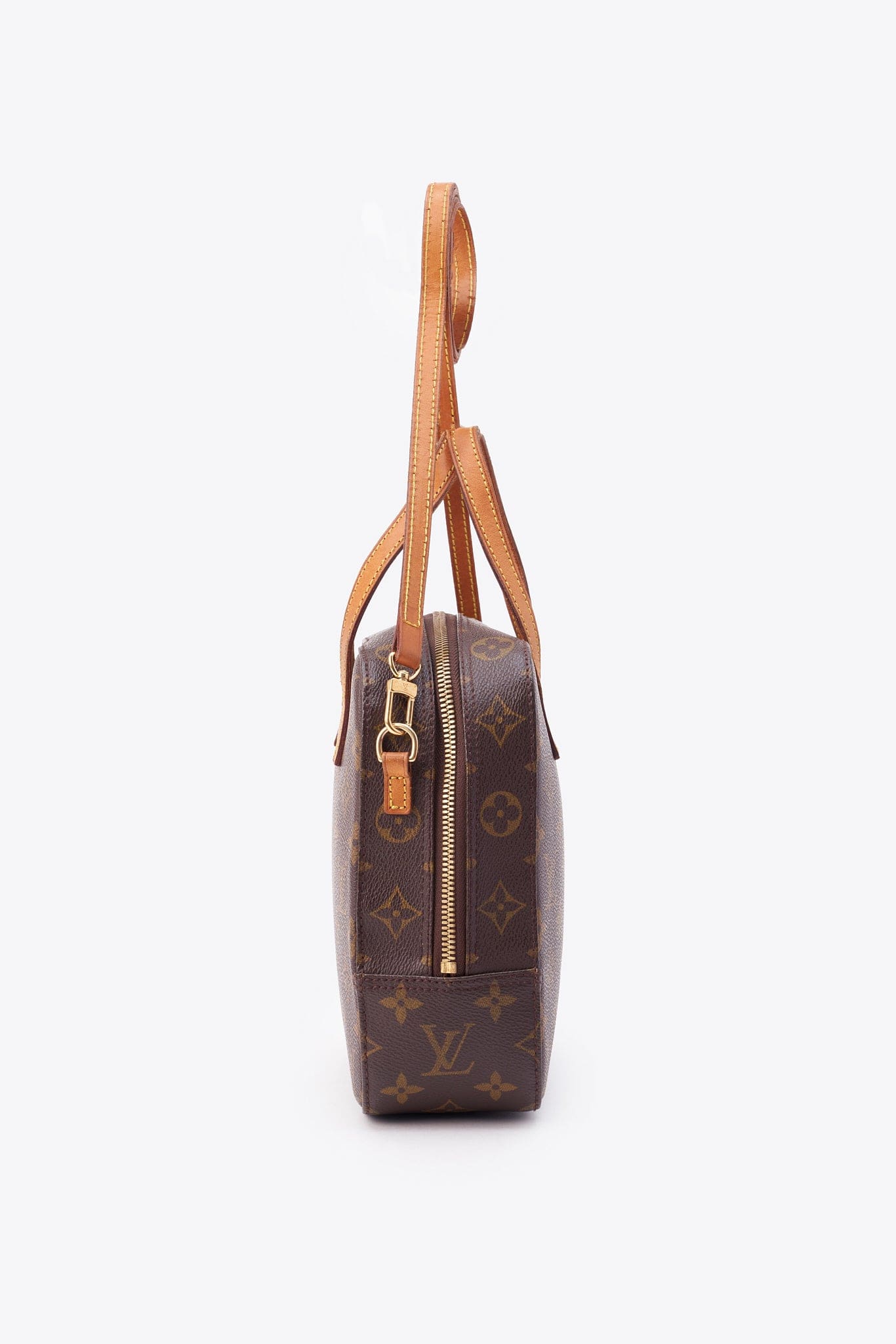 Louis Vuitton Spontini Crossbody In Brown Monogram Coated Canvas