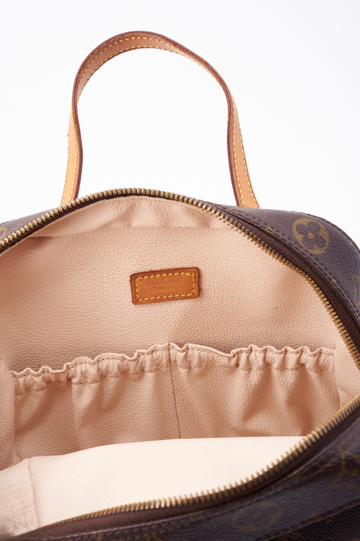 Louis Vuitton Spontini Crossbody In Brown Monogram Coated Canvas