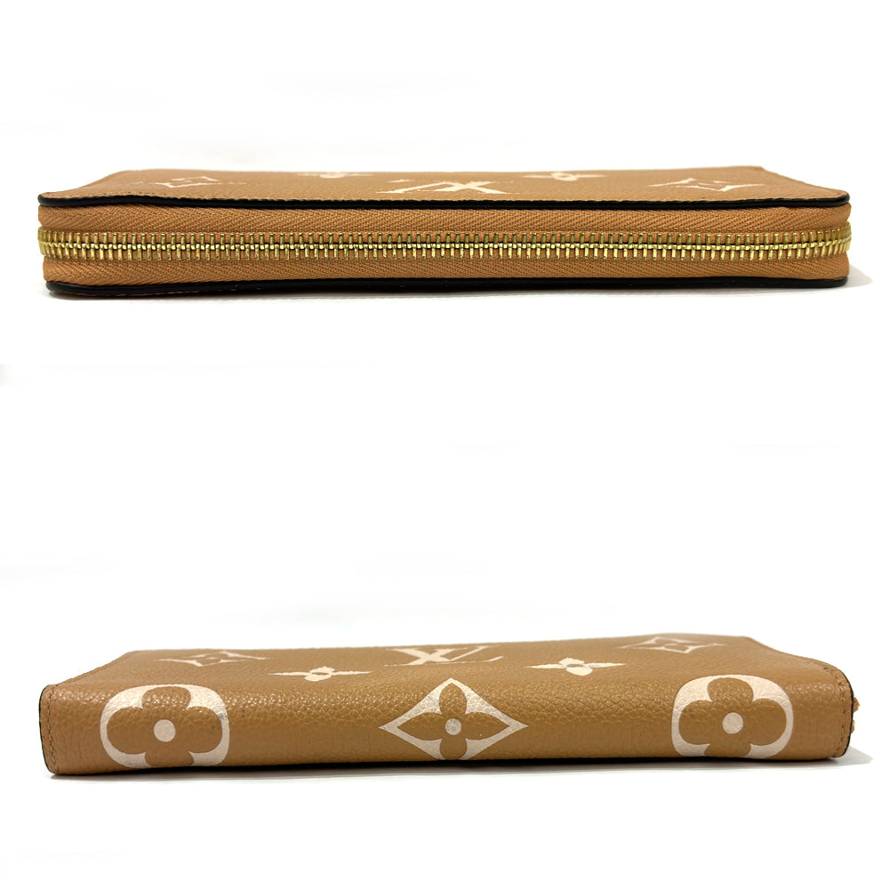Louis Vuitton Portefolio Claimans M81460 Bi-colour Monogram Amplant Arizona Long Wallet Wallet