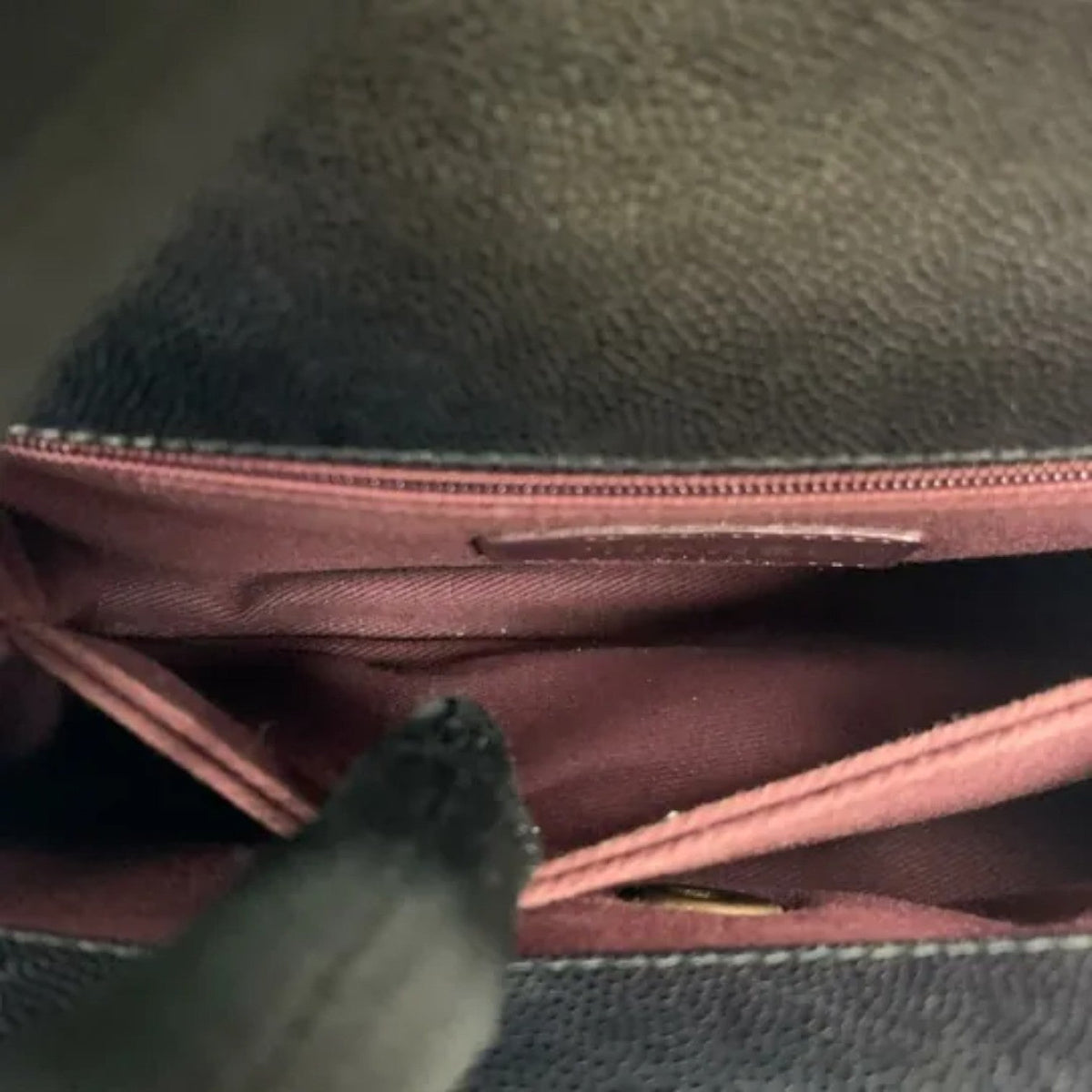 Coco Handle Flap Small Caviar Chevron Quilted Black GHW