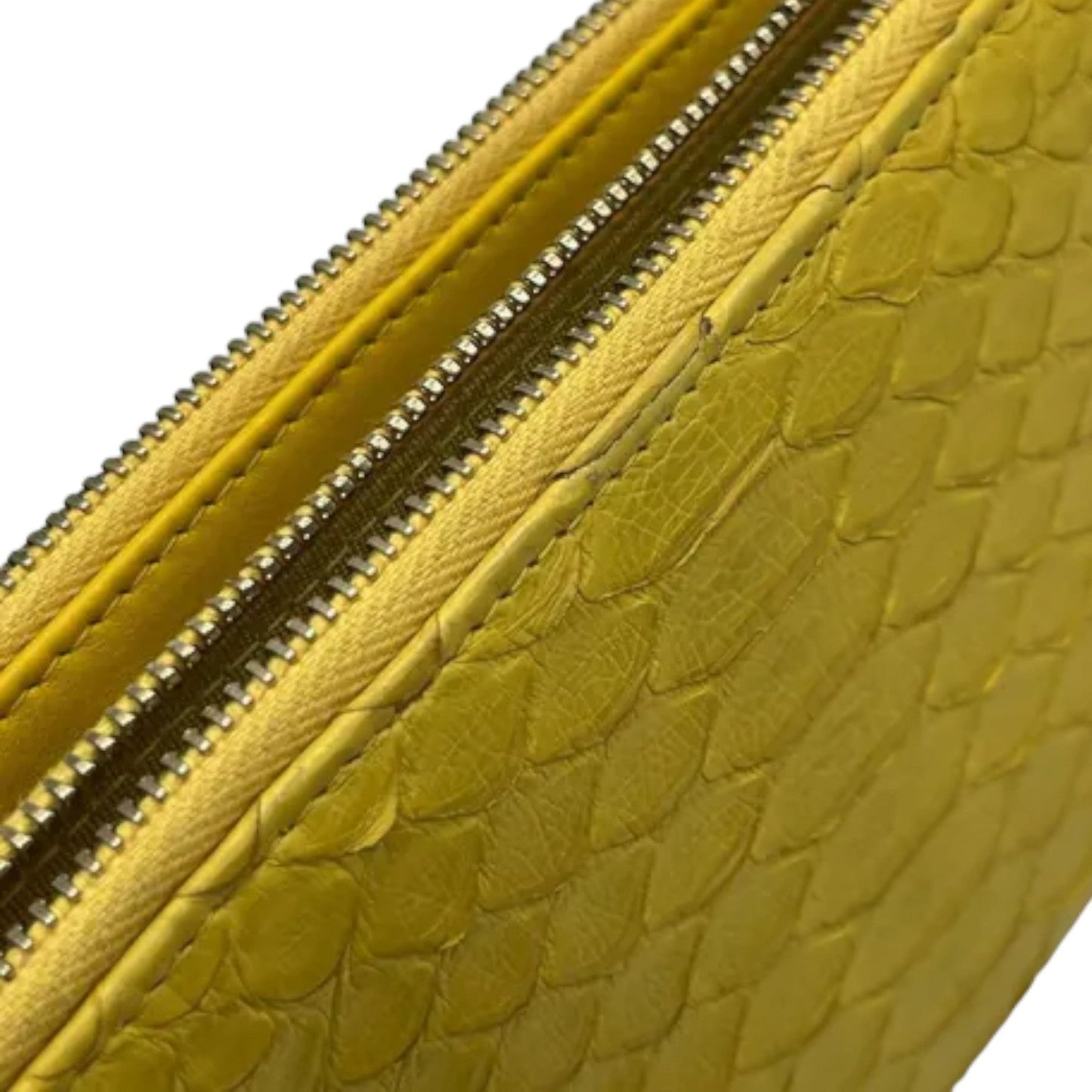 Wallet on Chain WOC Python Snake Skin Yellow GHW