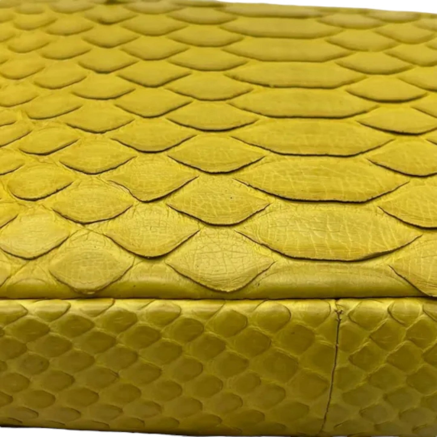 Wallet on Chain WOC Python Snake Skin Yellow GHW