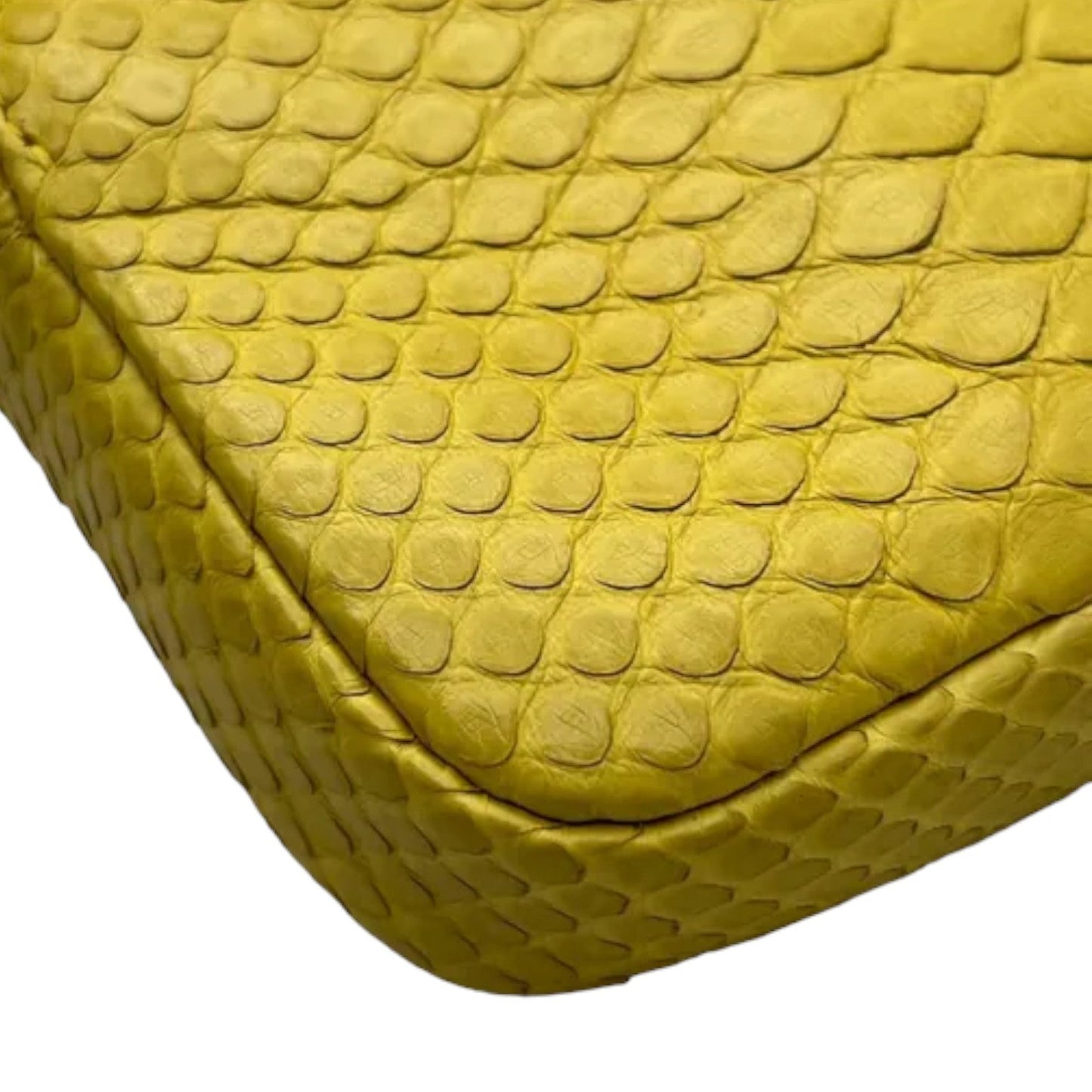 Wallet on Chain WOC Python Snake Skin Yellow GHW