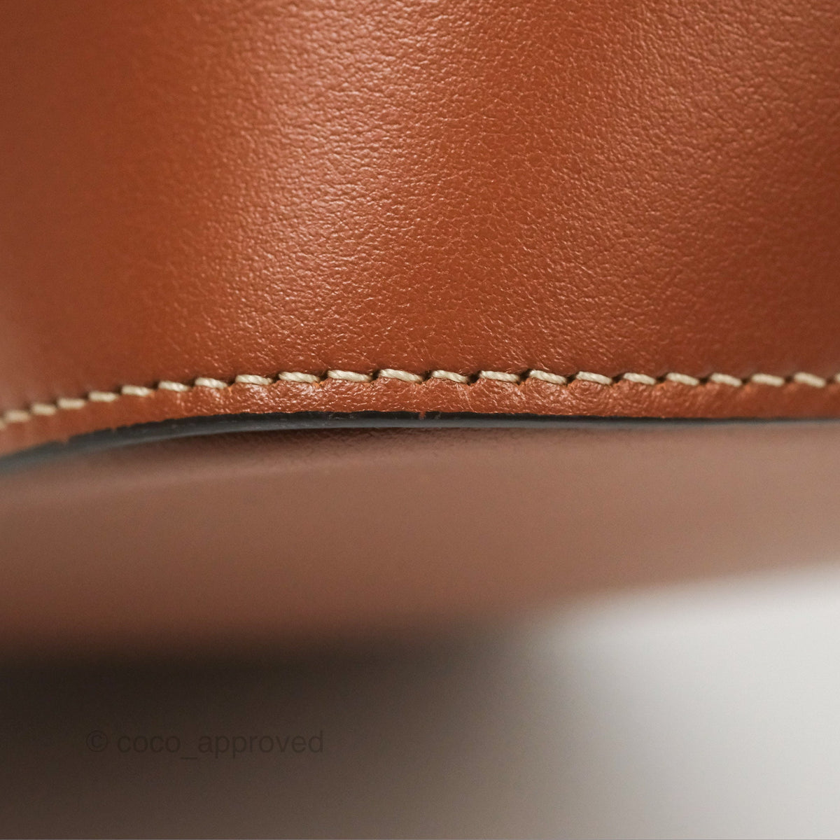 Celine Small Bucket Cuir Triomphe in Calfskin Tan
