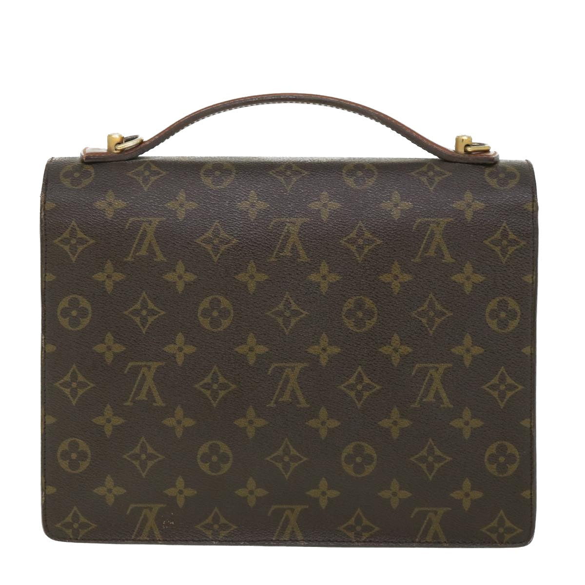 LOUIS VUITTON Monogram Monceau 28 Hand Bag 2way M51185 LV Auth 54233