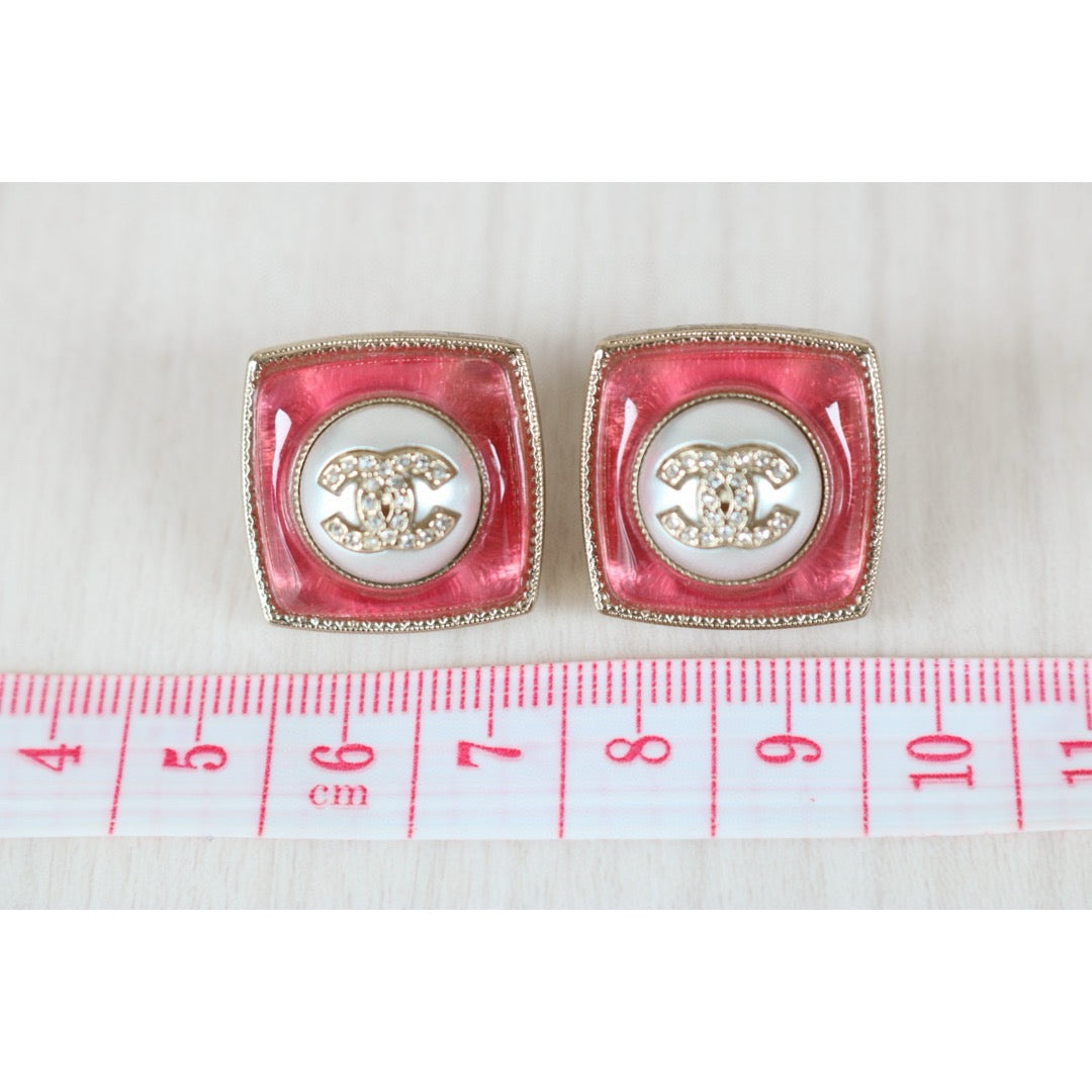 Excellent（Rank SA）｜CHANEL Coco Mark Sugar Cube Pearls Earrings ｜Q24082901