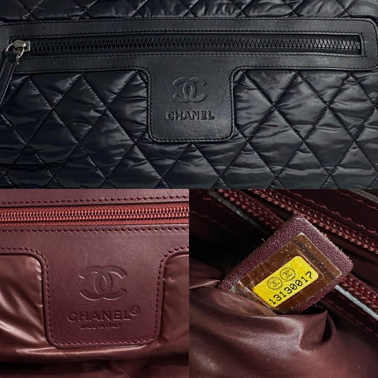 Chanel Coco Cocoon Nylon Handbag