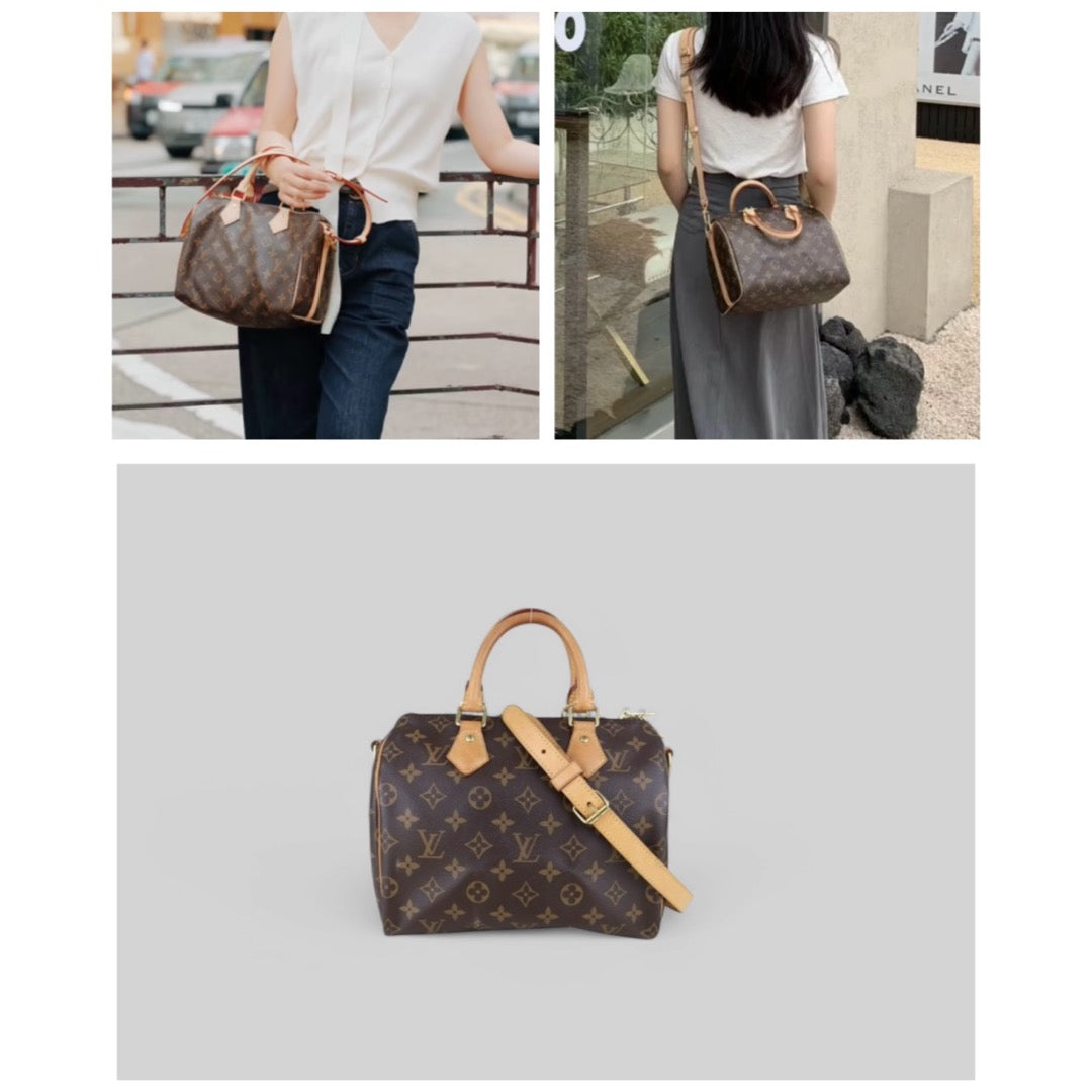 Good ( Rank AB) ｜ LV Monogram Speedy 25 Hand Bag With Shoulder Strap｜S25032303