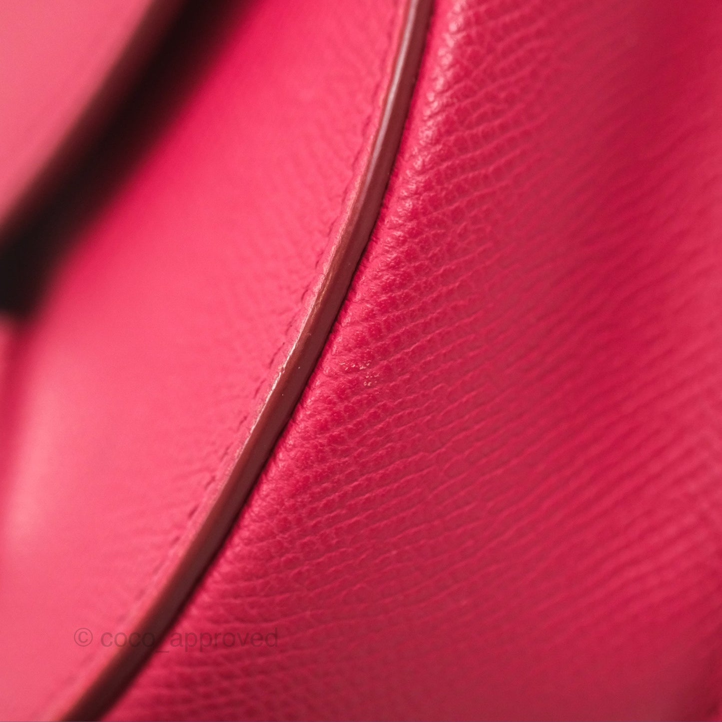 Celine Small Trotteur Crossbody Bag Grained Calfskin Dark Pink