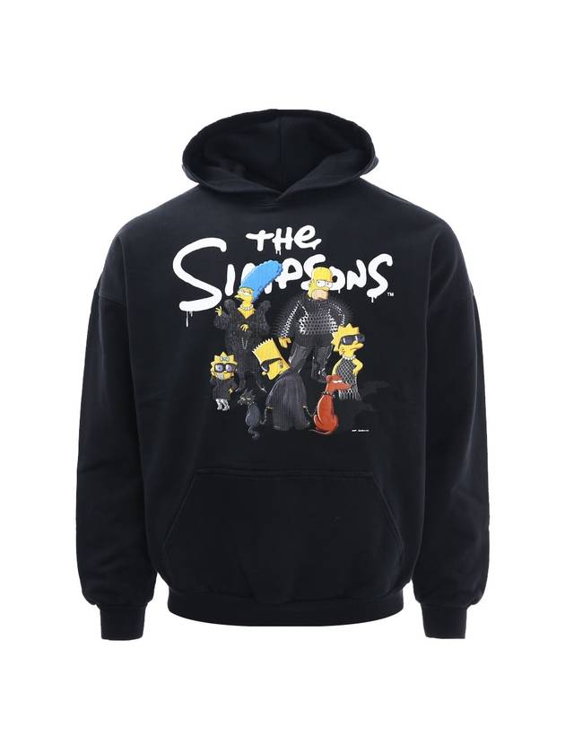 Luxury Balenciaga  Men's Simpson Overfit Hoodie Black