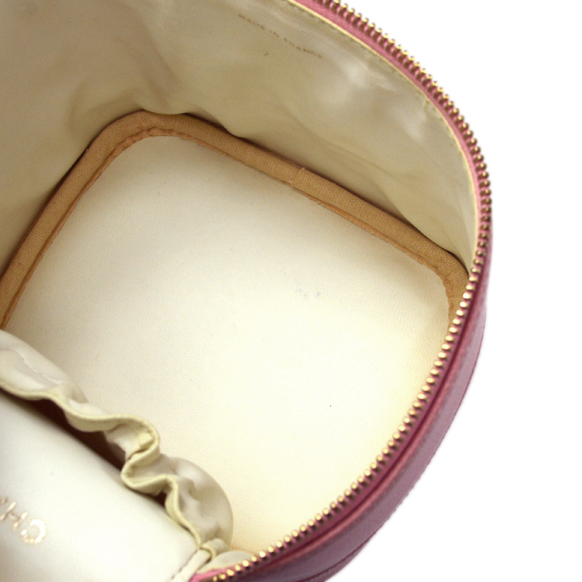 Chanel Pink Caviar Timeless Vanity Handbag