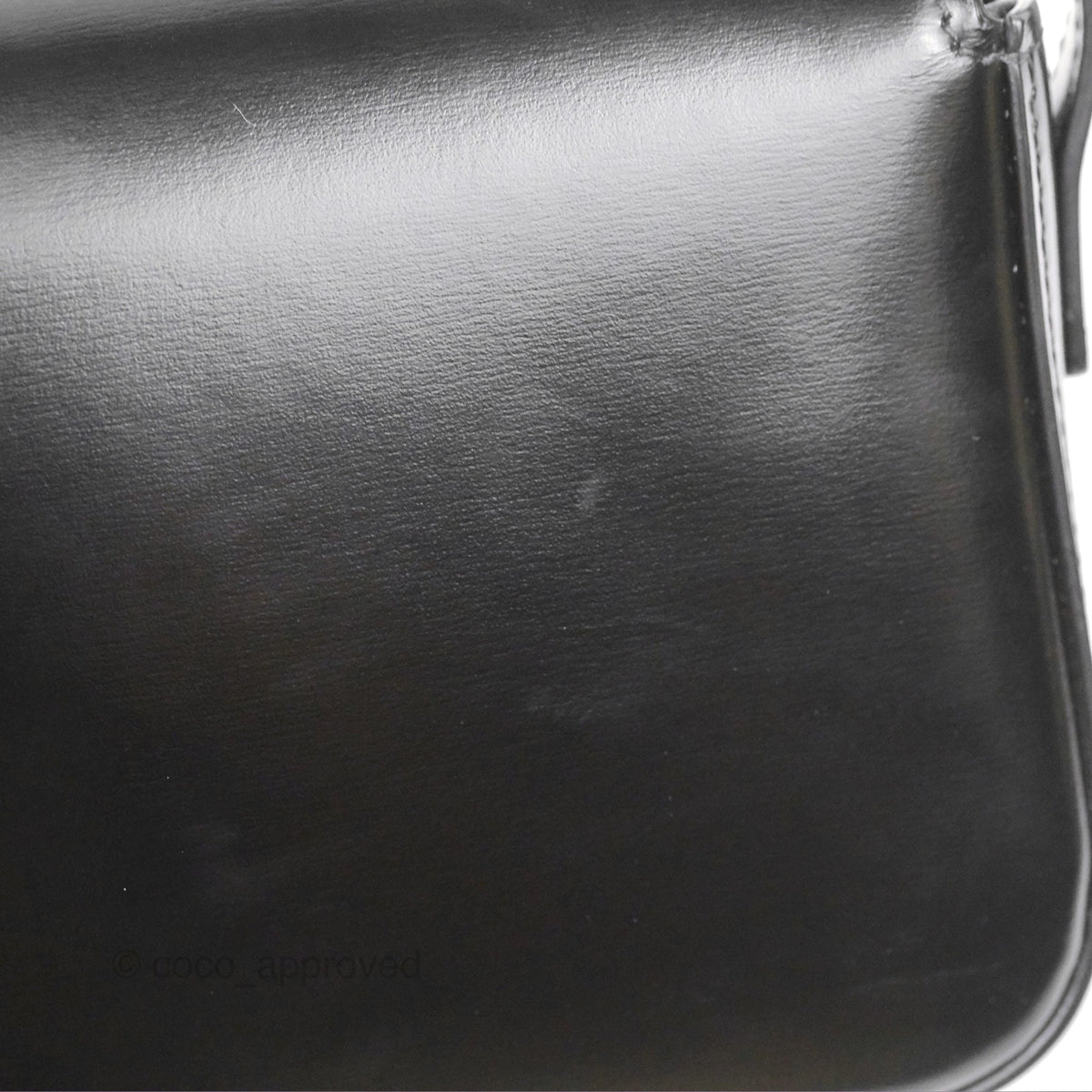 Celine Triomphe Shoulder Bag Black Calfskin