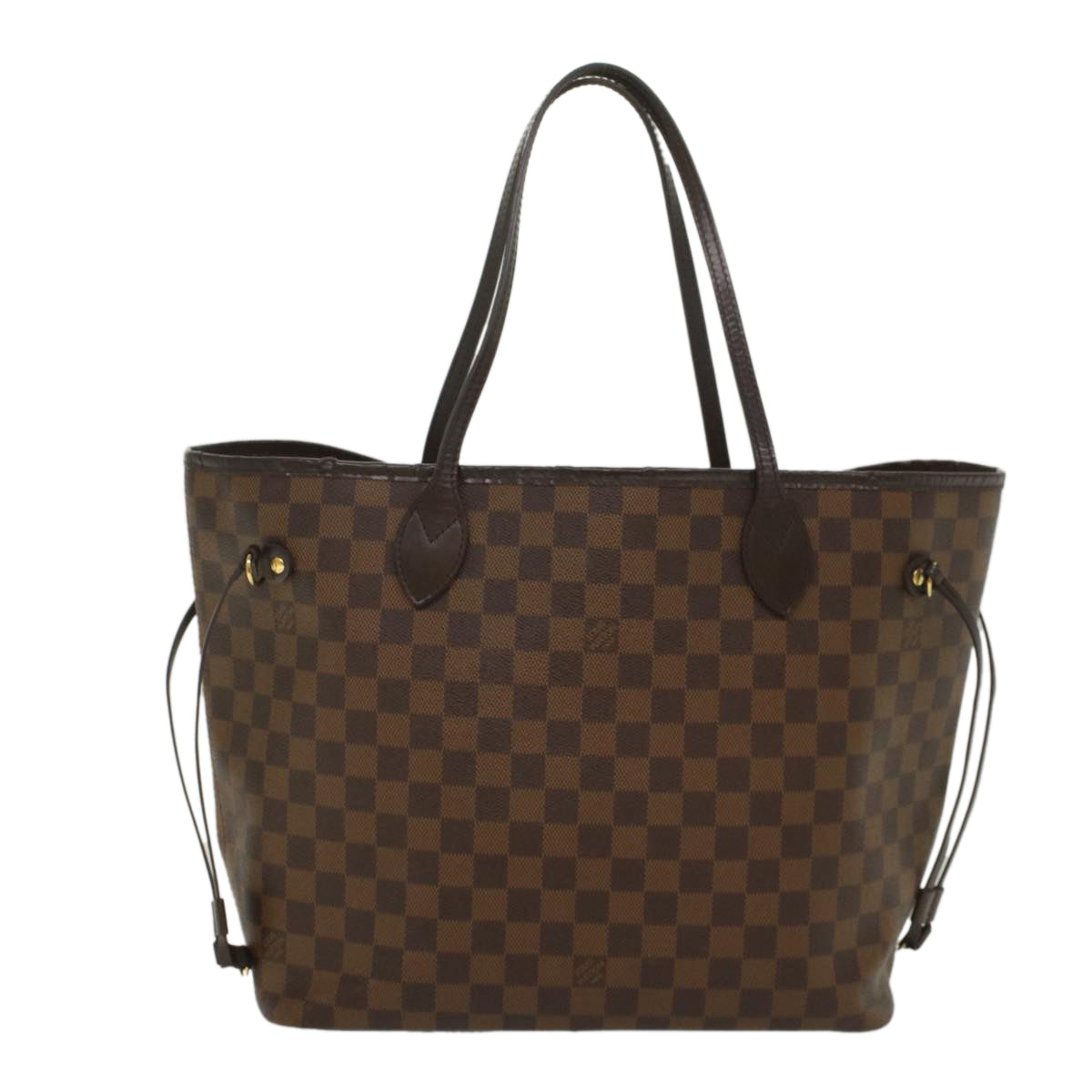 LOUIS VUITTON Damier Ebene Neverfull MM Tote Bag N51105 LV Auth 55229
