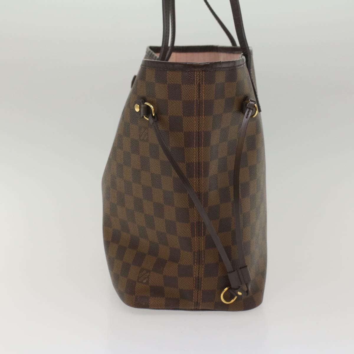 LOUIS VUITTON Damier Ebene Neverfull MM Tote Bag N51105 LV Auth 55229
