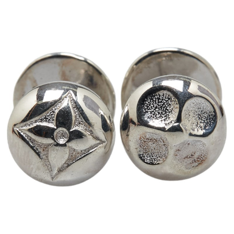 Louis Vuitton Monogram Button Du Manschett M30976 SV925 Silver  Louis Vuitton