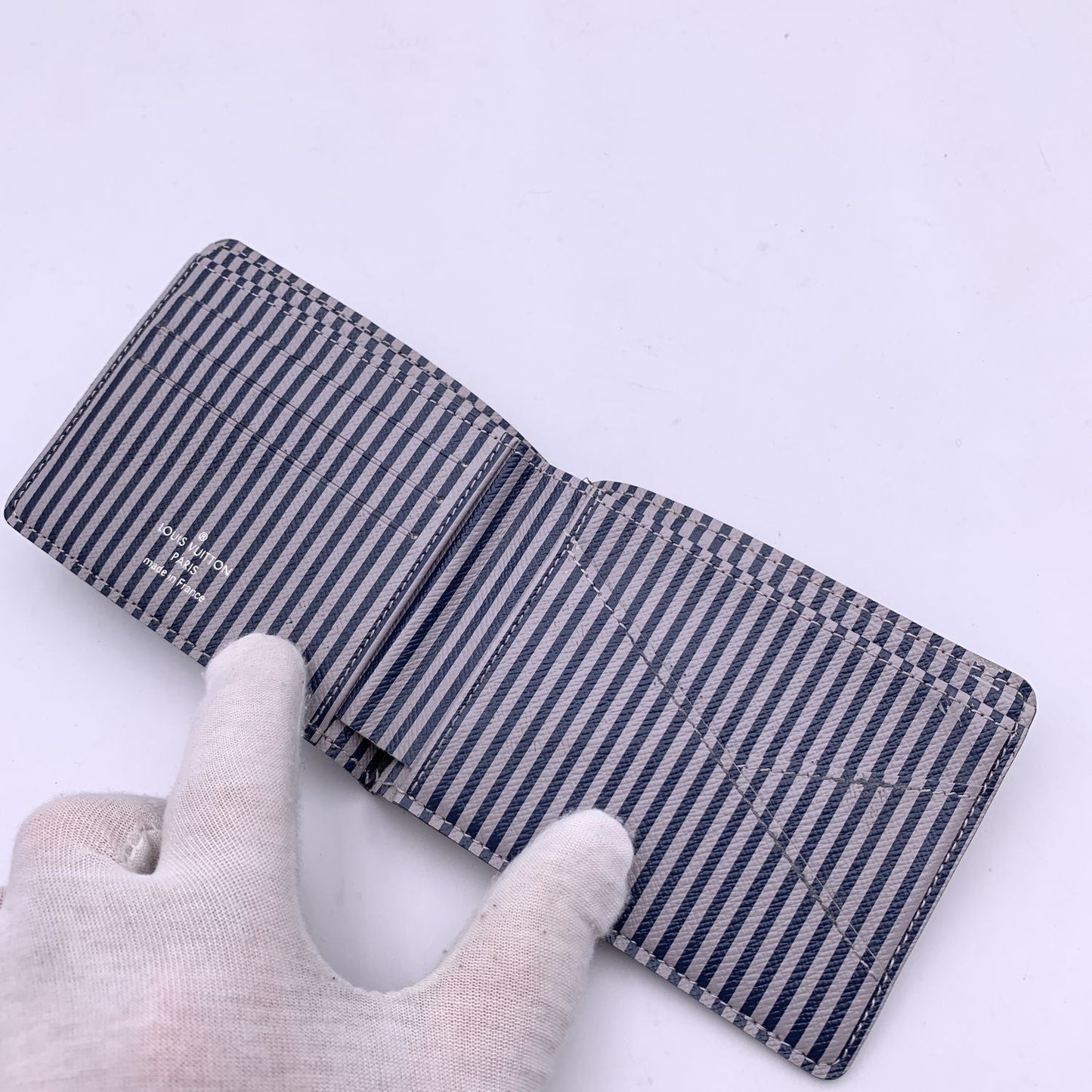 LOUIS VUITTON Damier Graphite Trunks And Locks Multiple Bifold Wallet