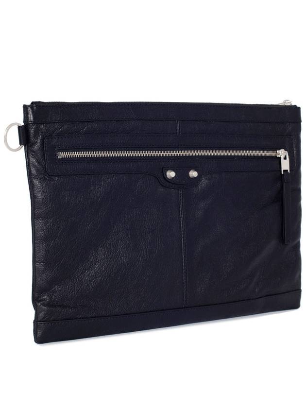 Luxury Balenciaga  Clip Large Clutch Bag Black