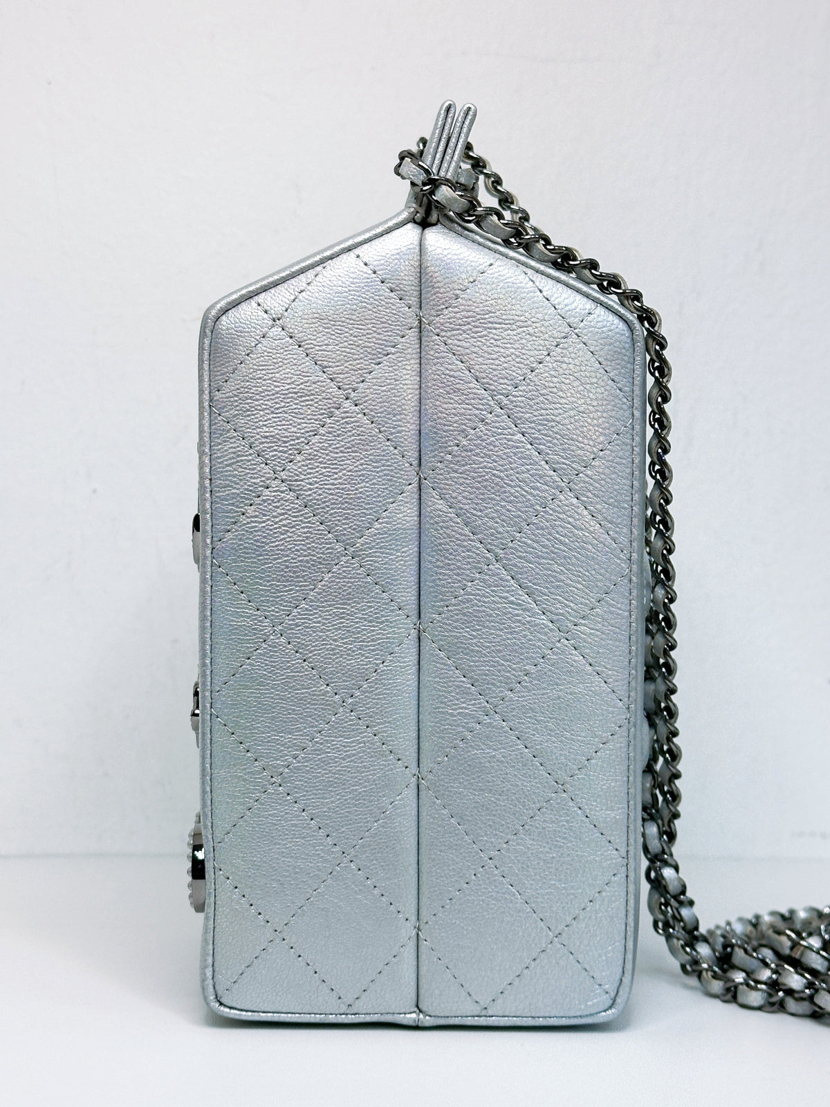 CHANEL RARE LIMITED EDITION LAIT DE COCO MILK CARTON BAG 2009 holo
