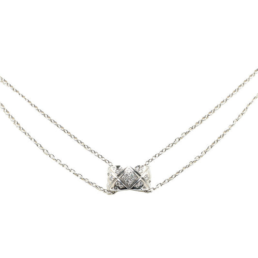 Chanel CocoCrash Matrasse K18WG White G Necklace  Chanel