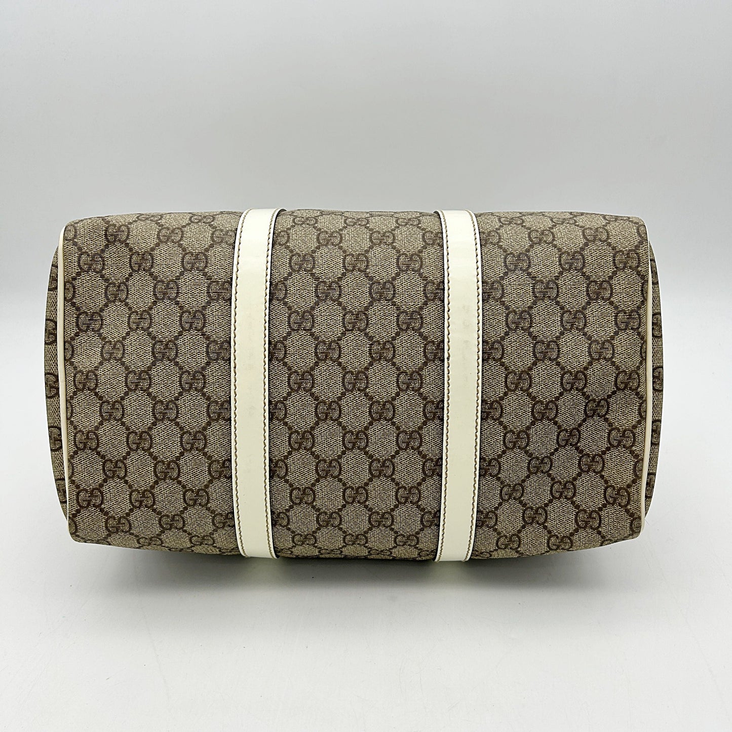 GUCCI GG Plus Monogram Medium Joy Boston Off White BMTRQ