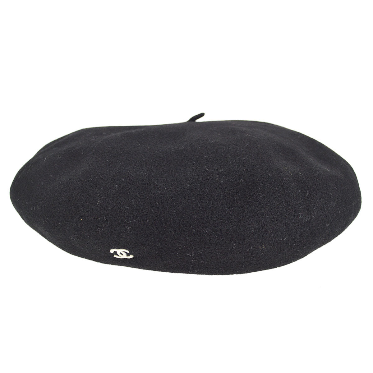 Chanel 1998 spring wool beret hat #57