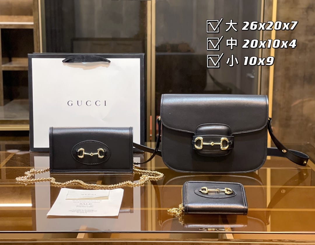 Gucci Horsebit 1955 Shoulder Handbag Sets