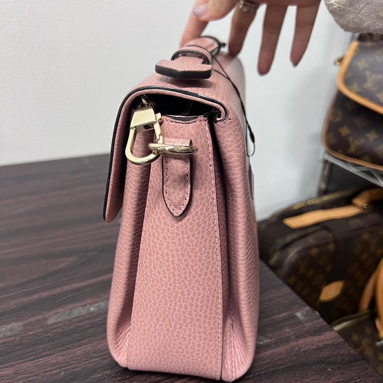 Gucci Leather Chain Crossbody Bag